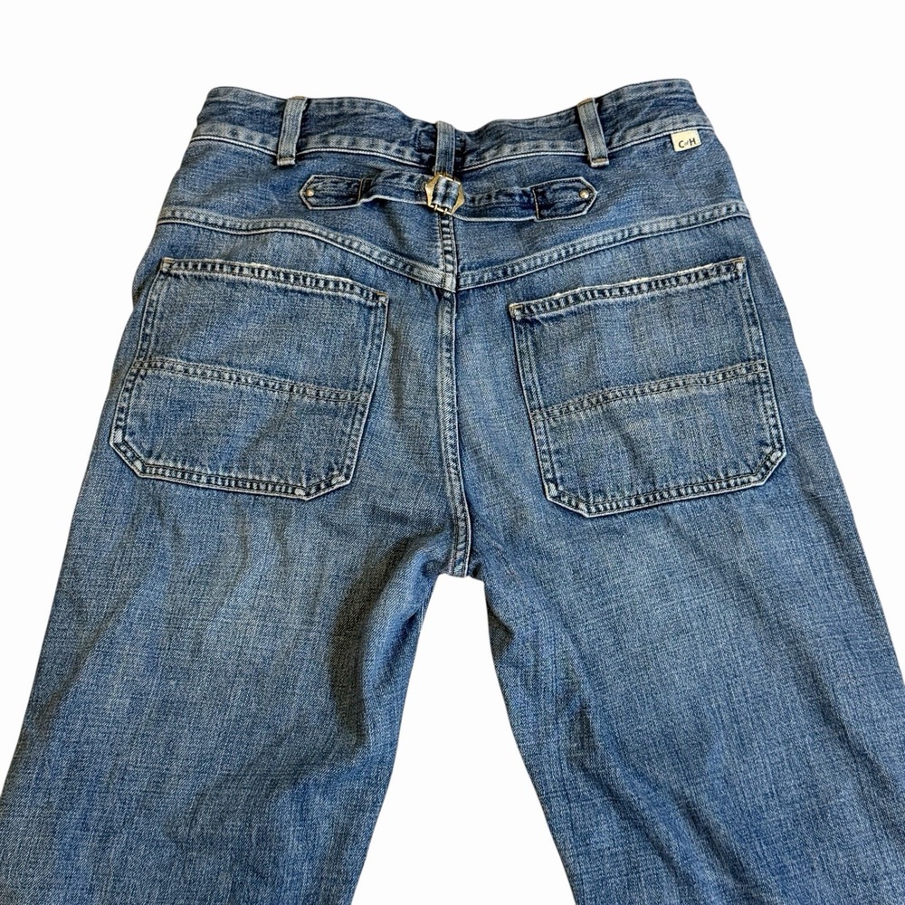Citizens Of Humanity Irina Utility Jeans High Rise Wide Leg Buckle Back Size 30